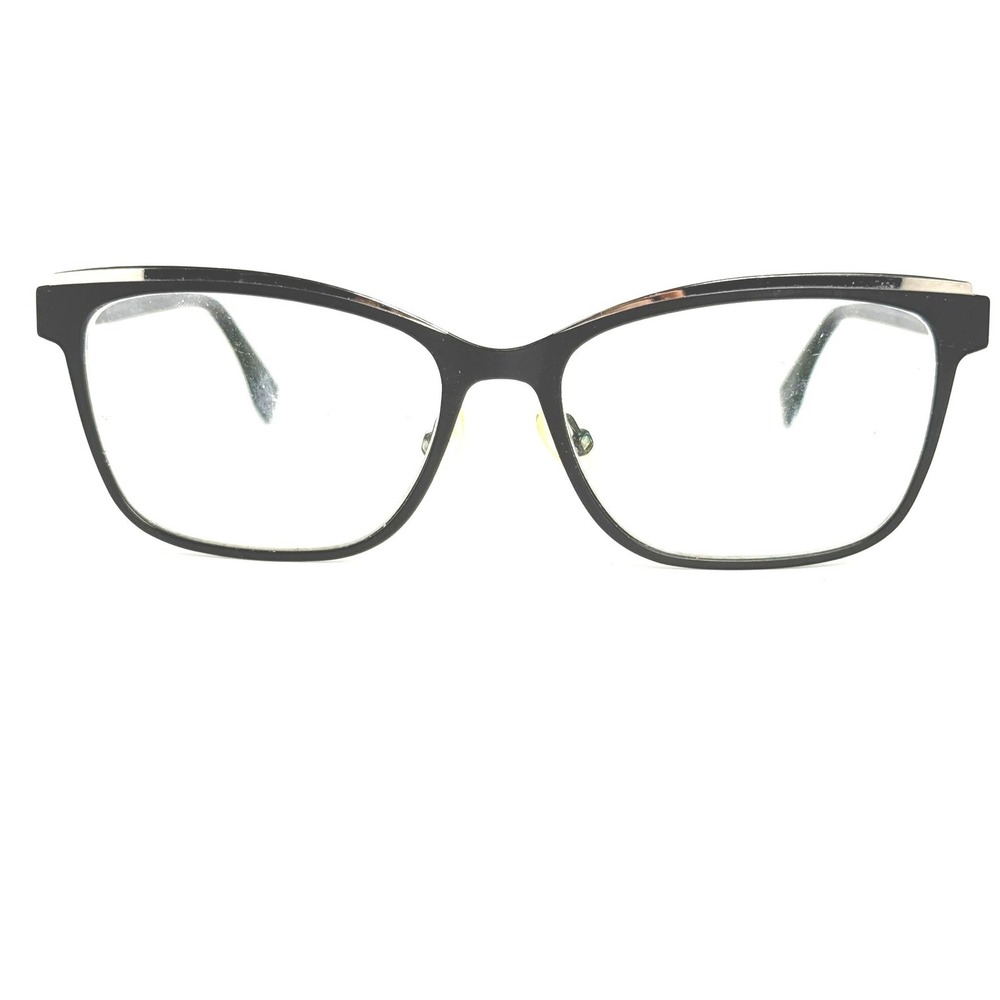 Fendi FF 0277 807 Black Cat Eye Eyeglasses Frames 54-16-145 Made in Italy